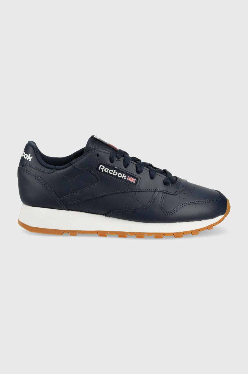 Reebok Classic Usnjene superge mornarsko modra barva - Pepit.si