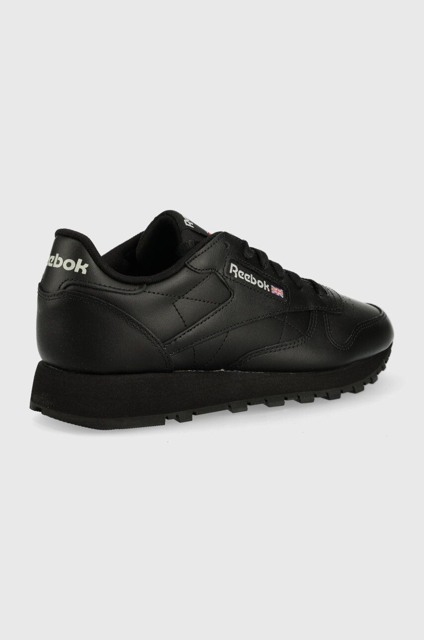 Reebok Classic Usnjene superge črna barva - Pepit.si