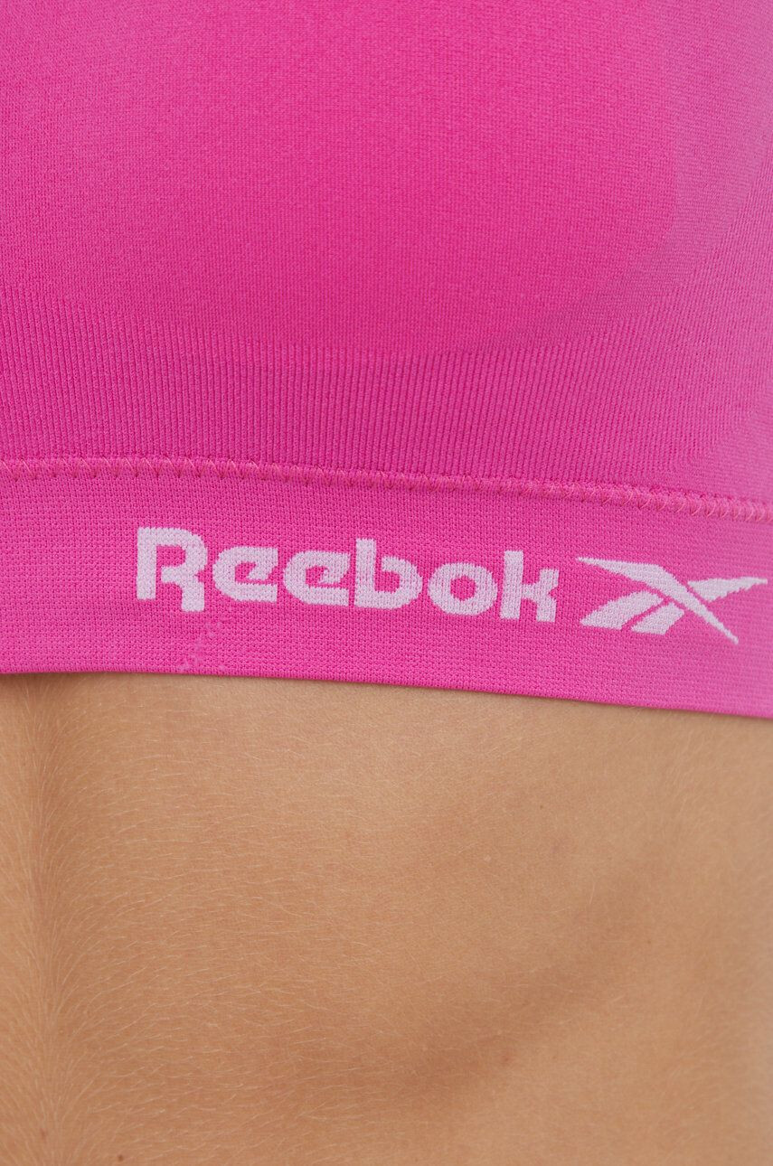 Reebok Modrček roza barva - Pepit.si