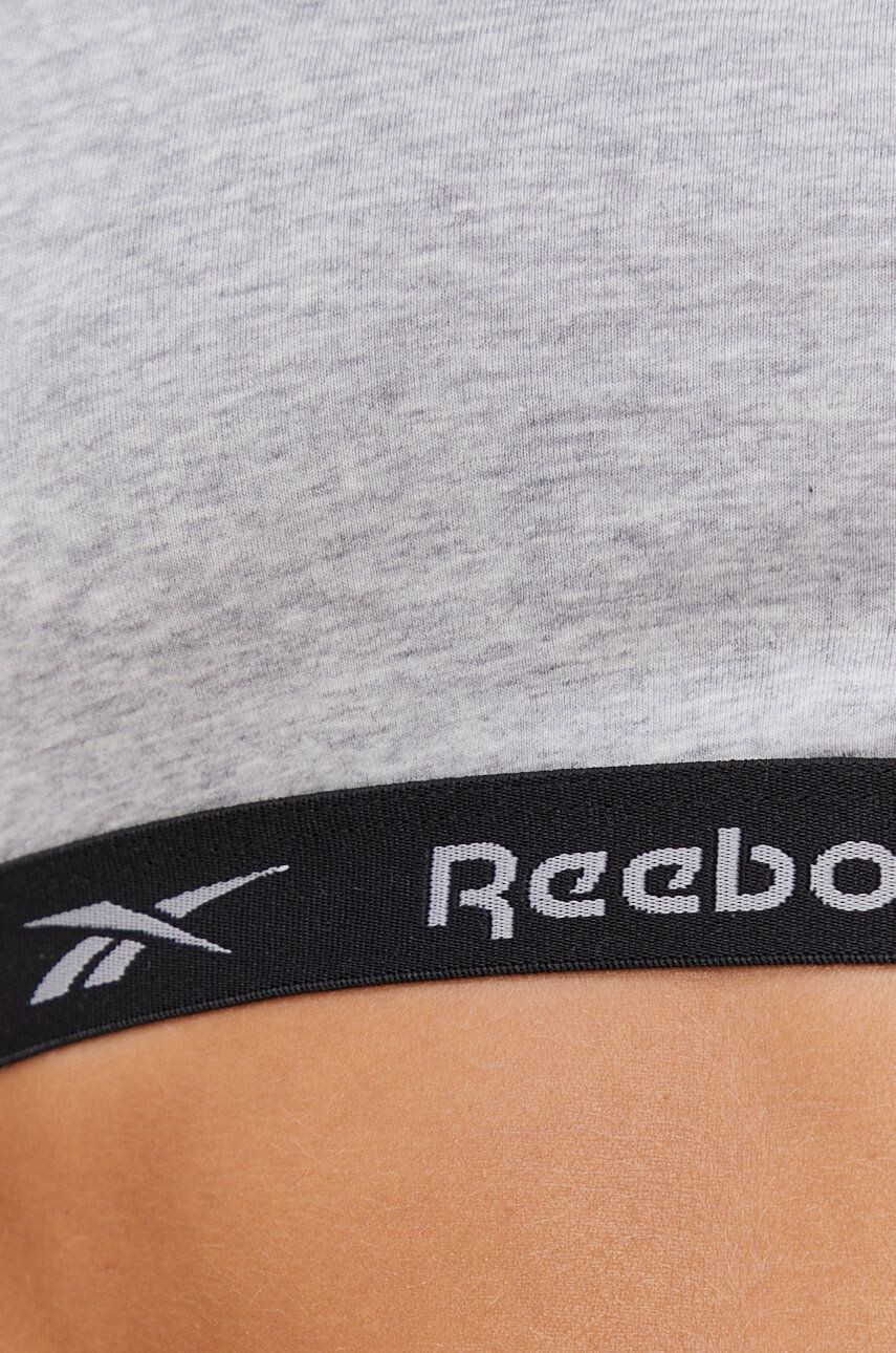 Reebok Športni modrček bela barva - Pepit.si