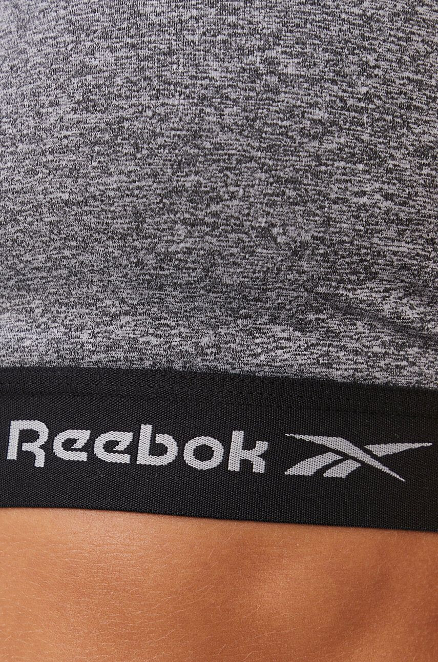 Reebok Športni modrček siva barva - Pepit.si