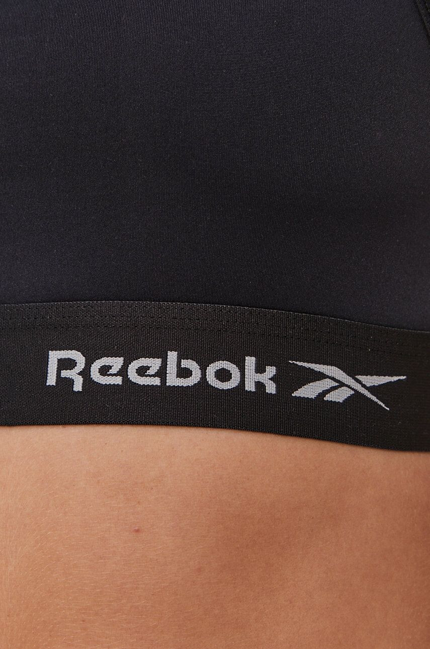 Reebok Športni modrček črna barva - Pepit.si