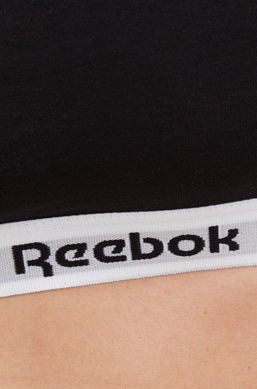 Reebok Športni modrček črna barva - Pepit.si