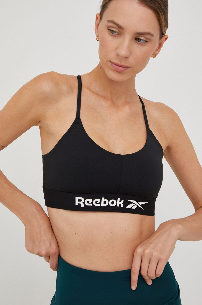 Reebok Športni modrček Workout Ready črna barva - Pepit.si