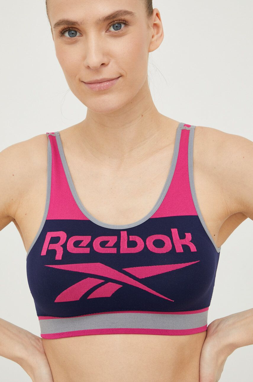 Reebok Športni modrček Dilara mornarsko modra barva - Pepit.si