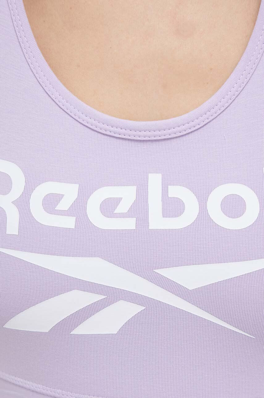 Reebok Športni modrček Identity vijolična barva - Pepit.si