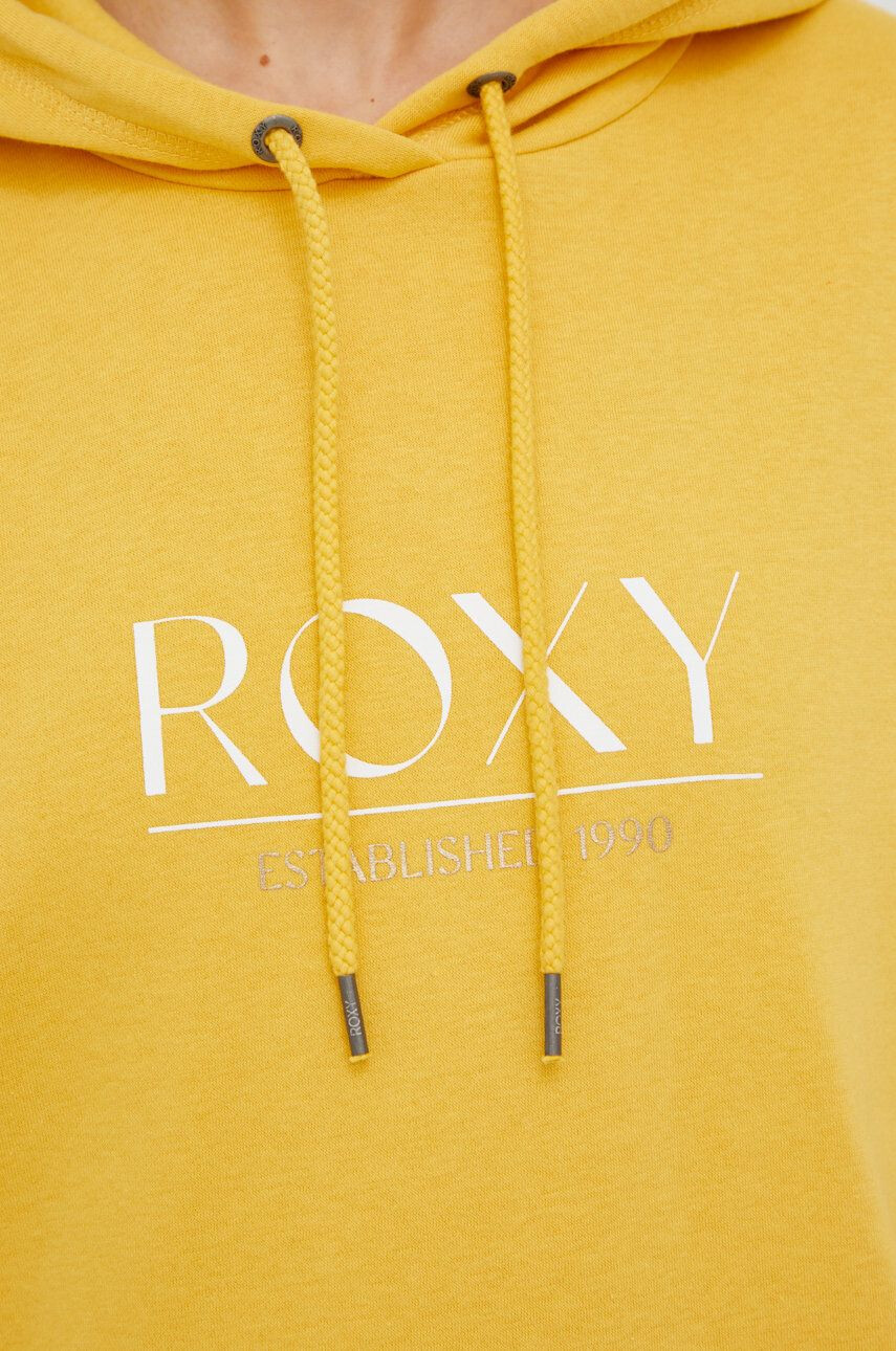 Roxy Bluza ženska rumena barva - Pepit.si