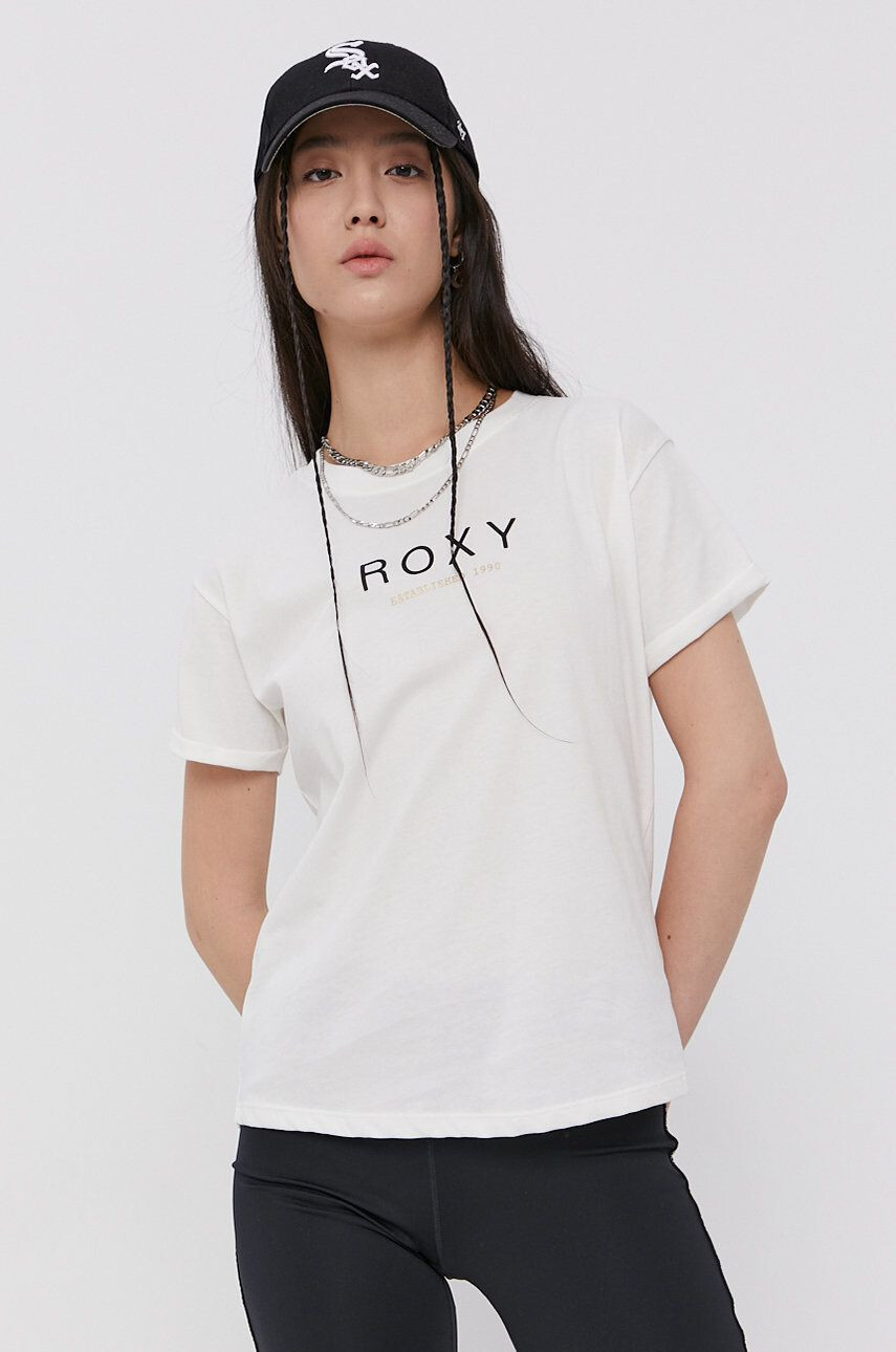 Roxy Bombažen t-shirt - Pepit.si