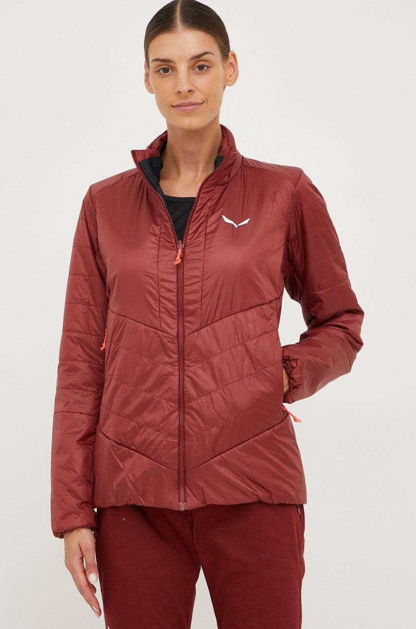 Salewa Outdoor jakna Fanes bordo barva - Pepit.si