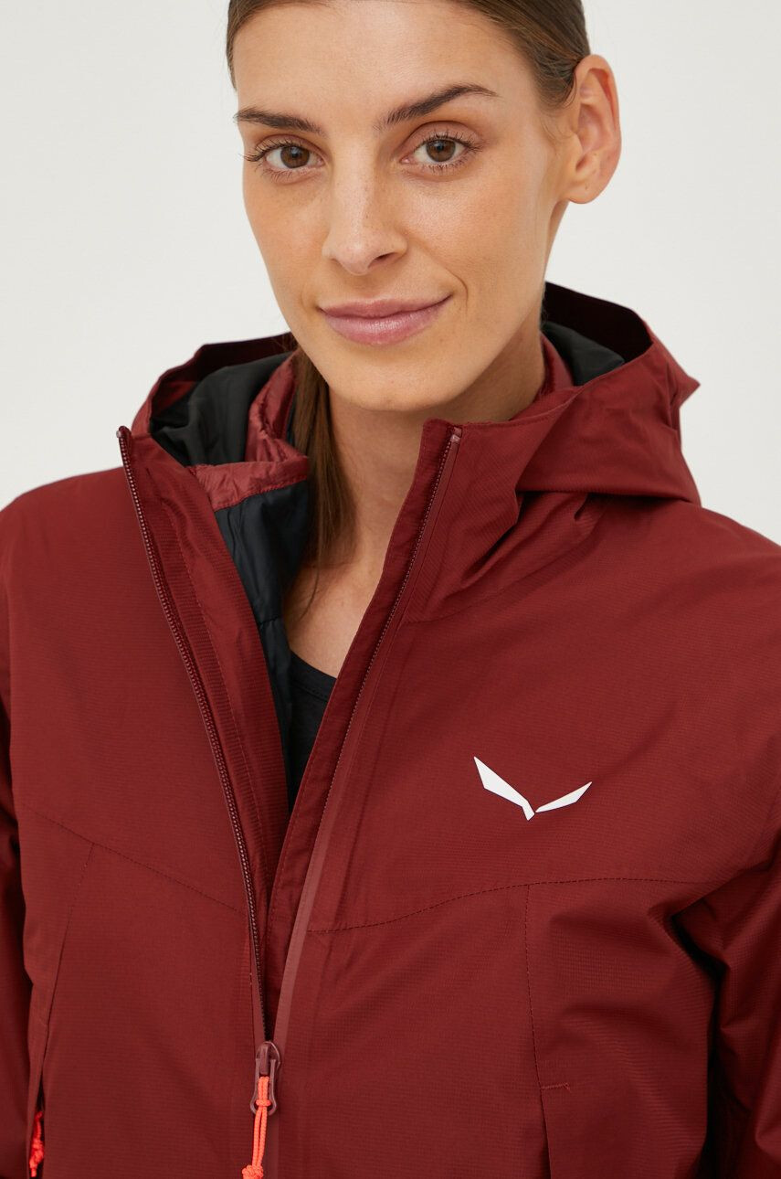 Salewa Outdoor jakna Fanes bordo barva - Pepit.si