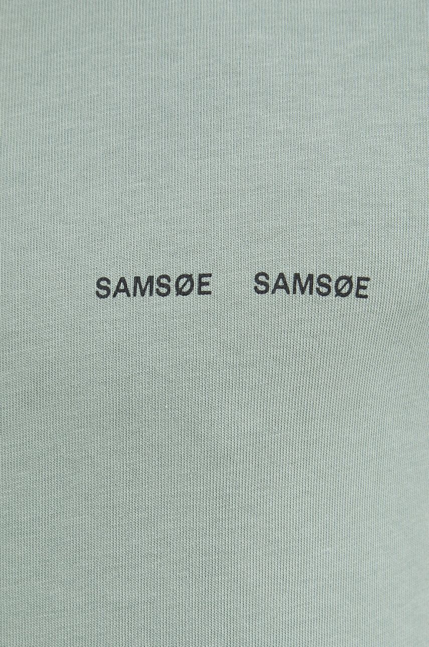 Samsoe Samsoe Bombažen t-shirt - Pepit.si