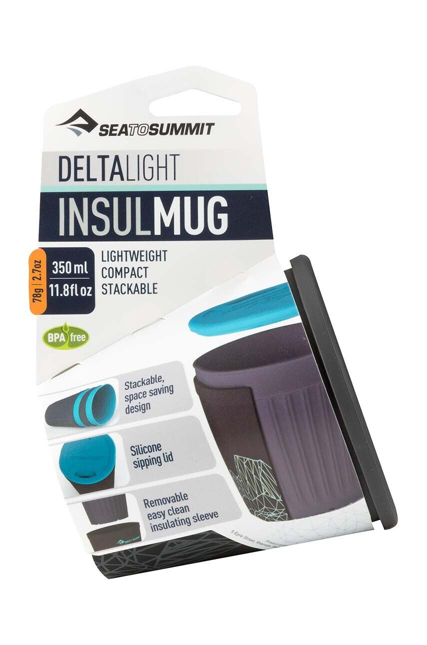 Sea to Summit Lonček DeltaLight Insul Mug 350 ml siva barva - Pepit.si