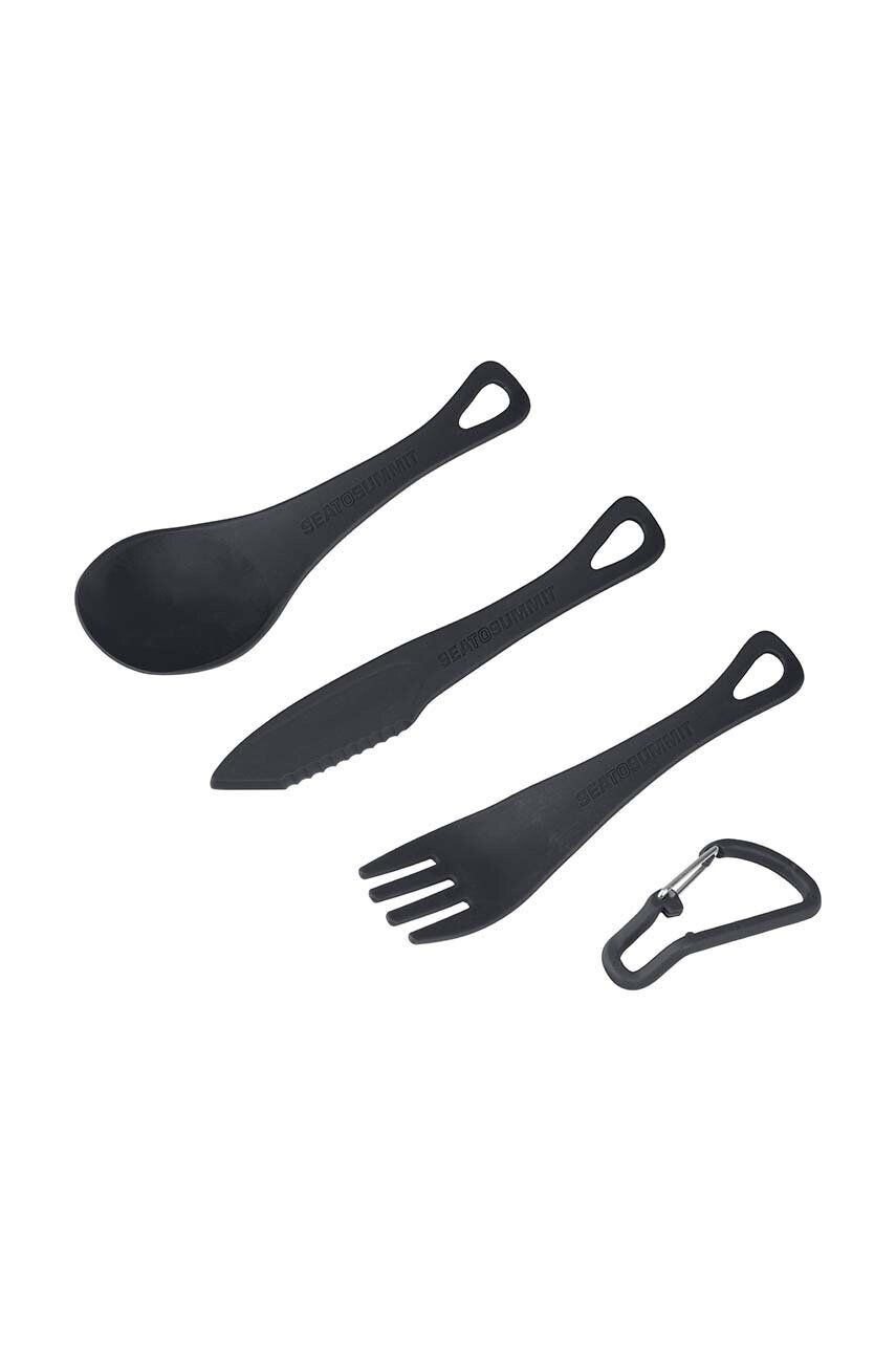 Sea to Summit Potovalni set jedilnega pribora Delta Cutlery Set siva barva - Pepit.si