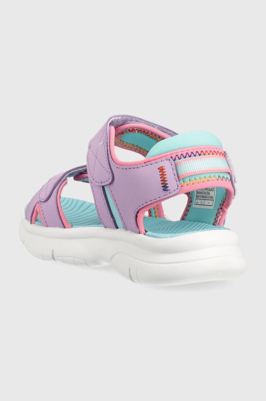 Skechers Otroški sandali Flex Splash Vibrant Mood vijolična barva - Pepit.si