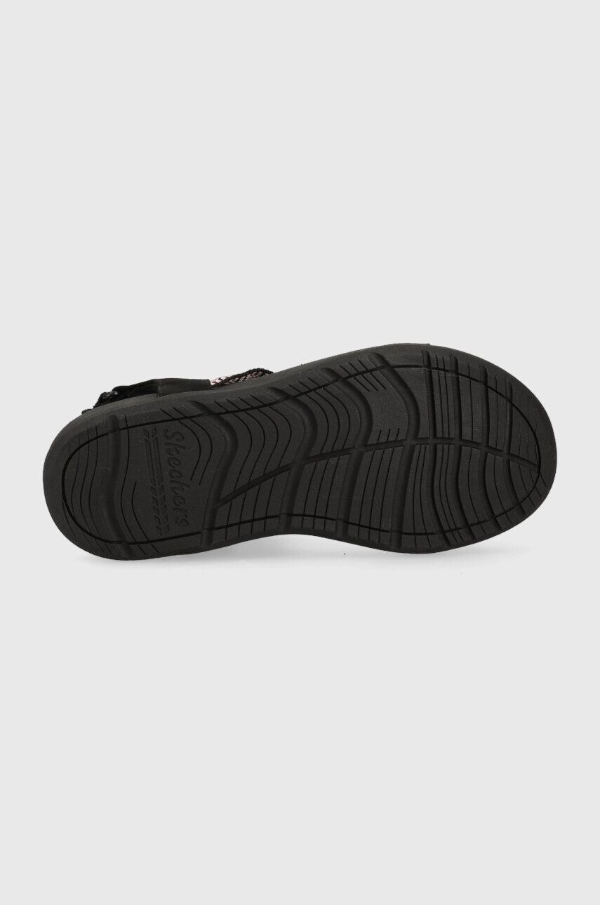 Skechers Sandali Reggae-Lite Beachy Sunrise ženski črna barva - Pepit.si