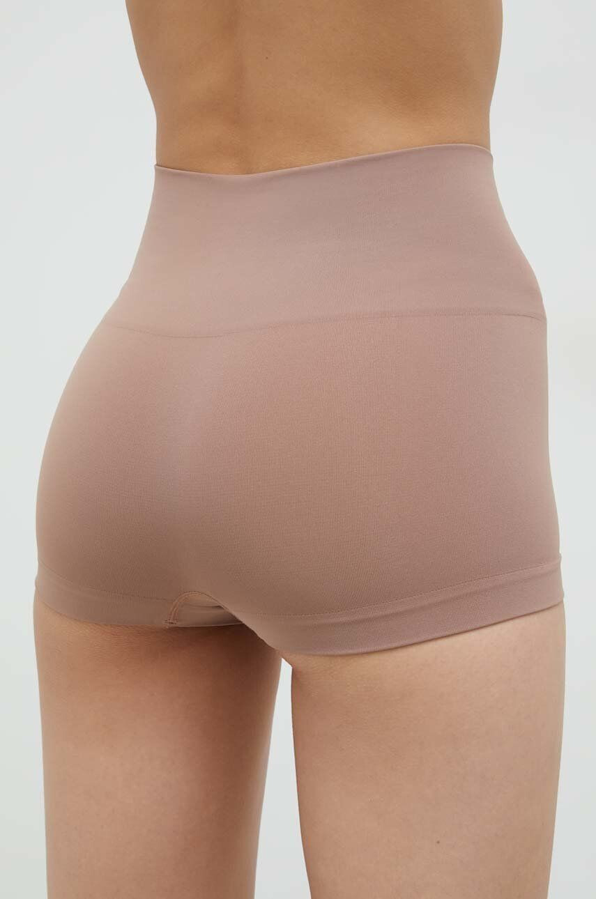 Spanx Kratke hlače za oblikovanje postave 2-pack ženski rjava barva - Pepit.si