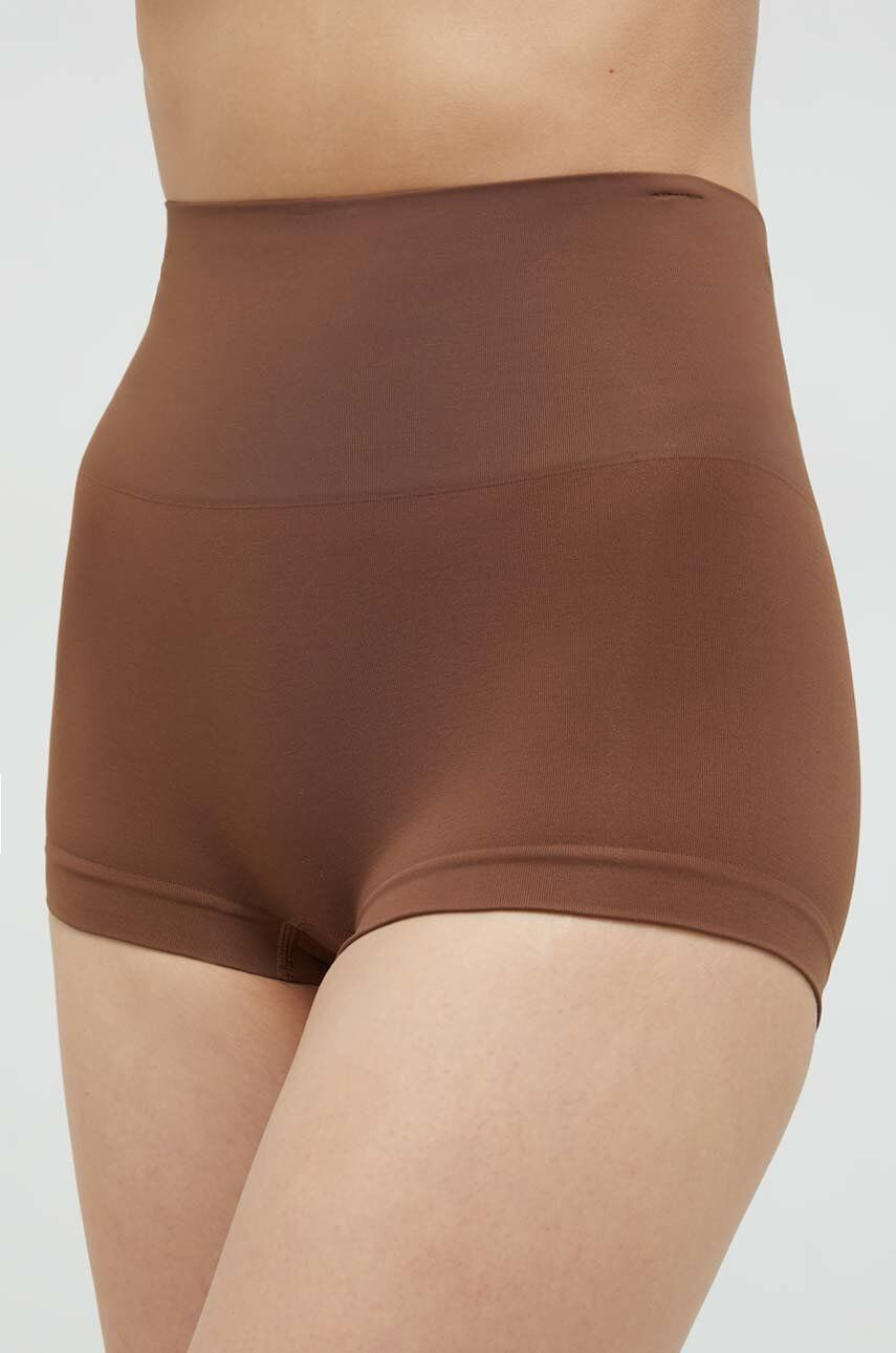 Spanx Kratke hlače za oblikovanje postave 2-pack ženski rjava barva - Pepit.si