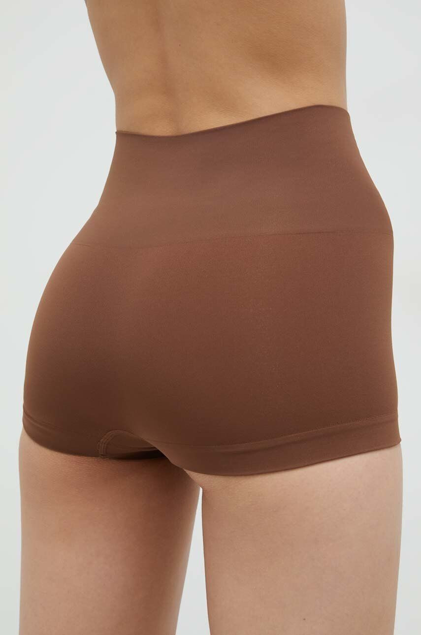 Spanx Kratke hlače za oblikovanje postave 2-pack ženski rjava barva - Pepit.si