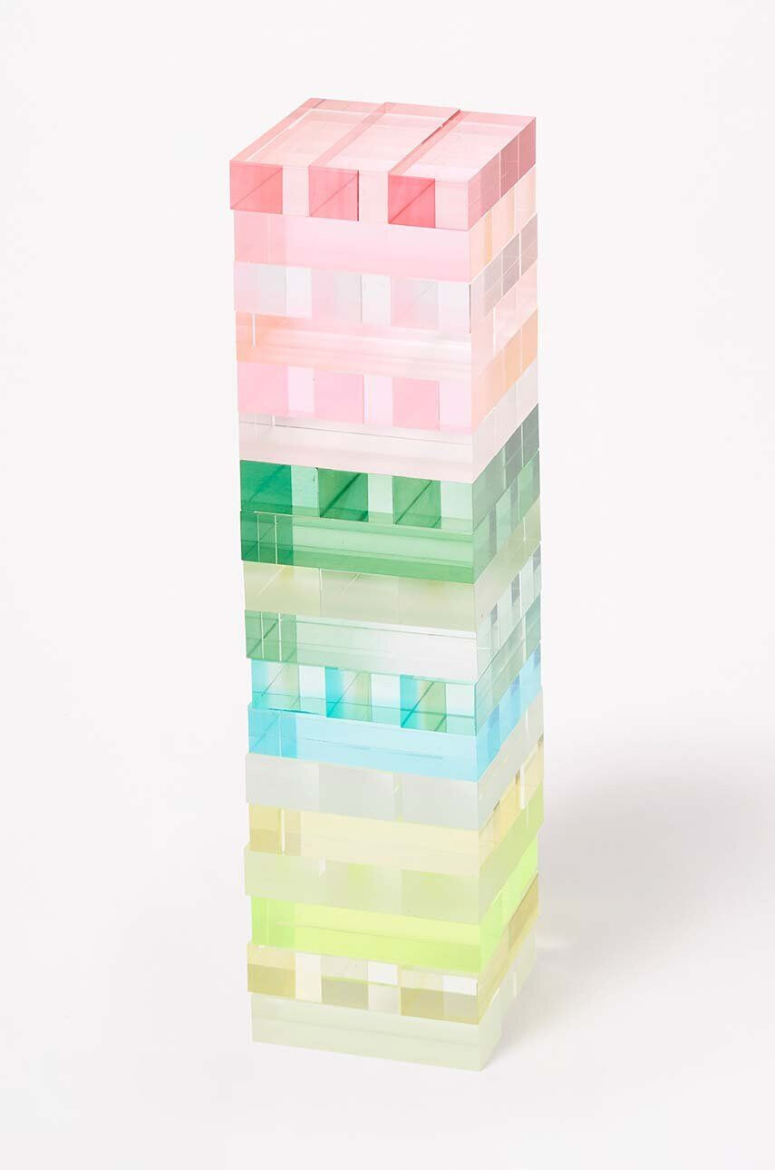 SunnyLife Igra domine Lucite Jumbling Tower Aurora - Pepit.si