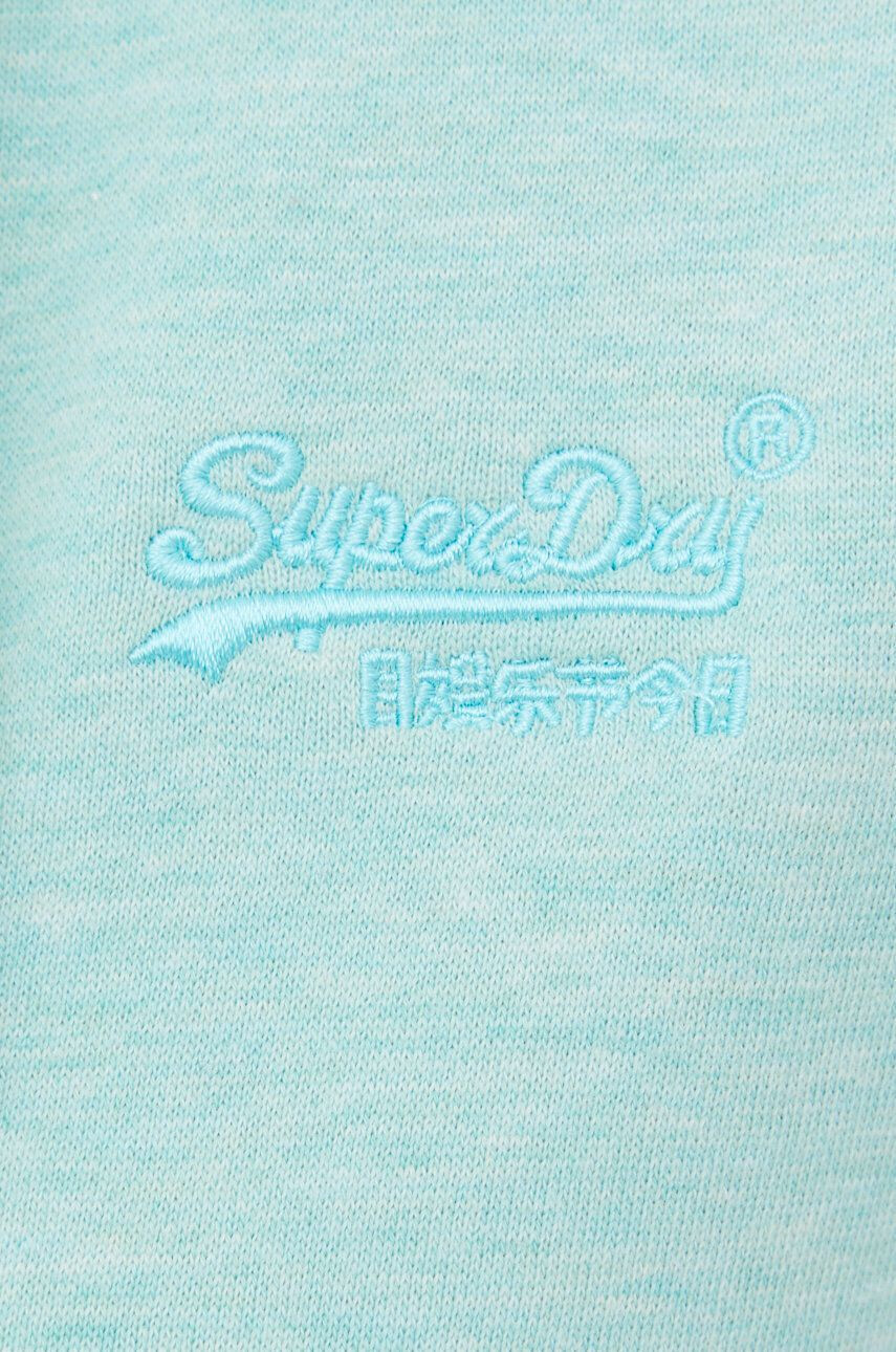 Superdry Bluza ženska zelena barva - Pepit.si