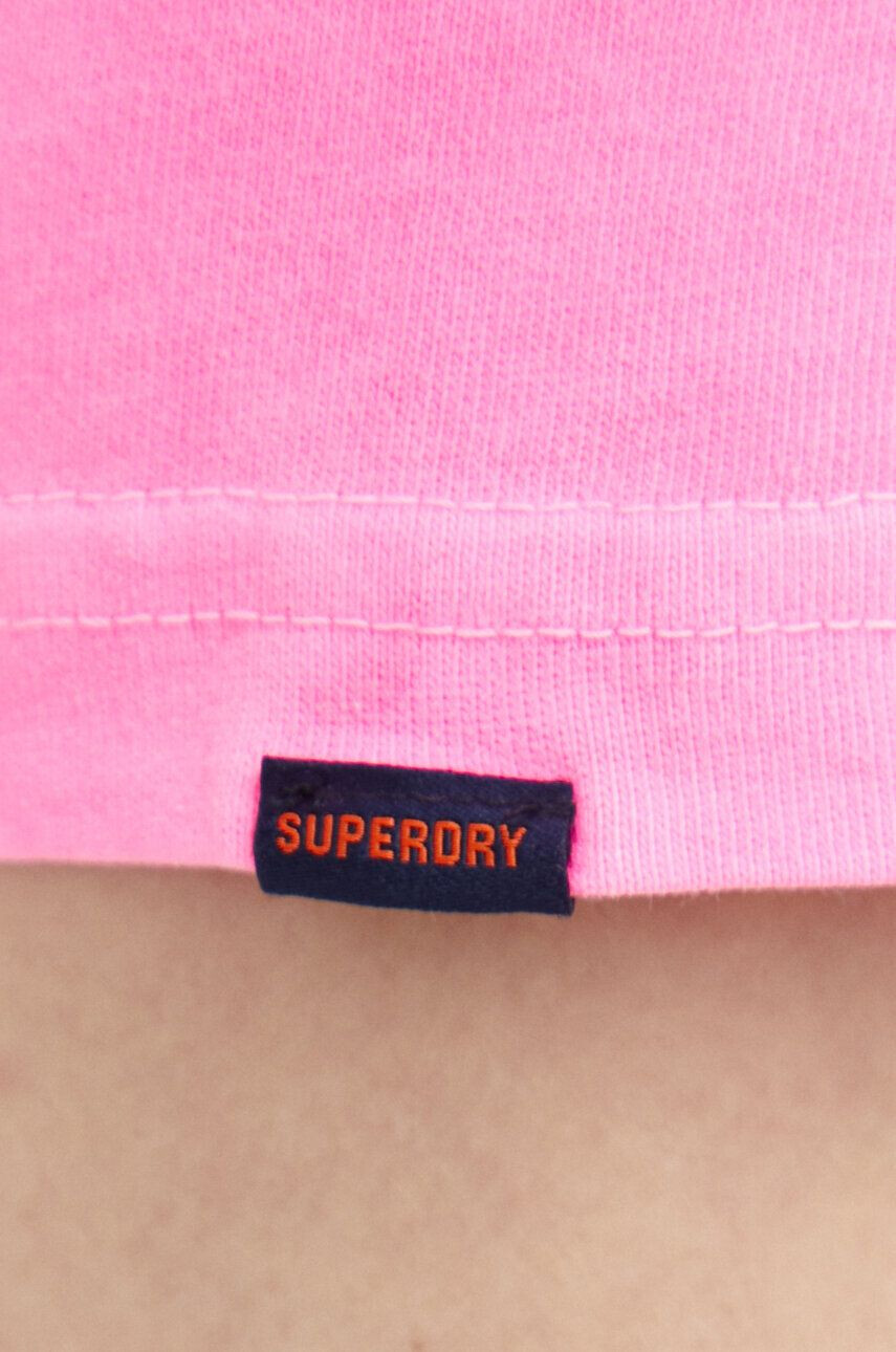 Superdry Bombažen polo vijolična barva - Pepit.si