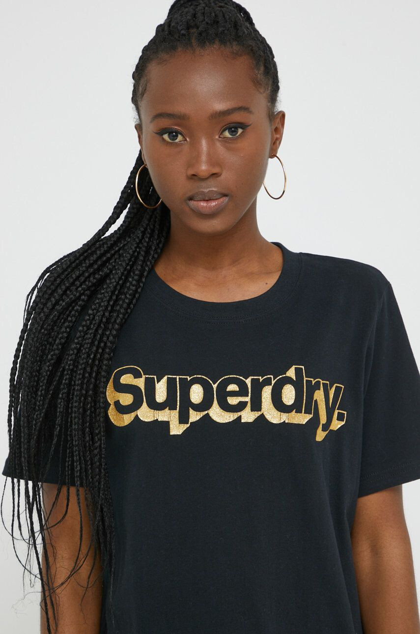 Superdry Bombažna kratka majica - Pepit.si