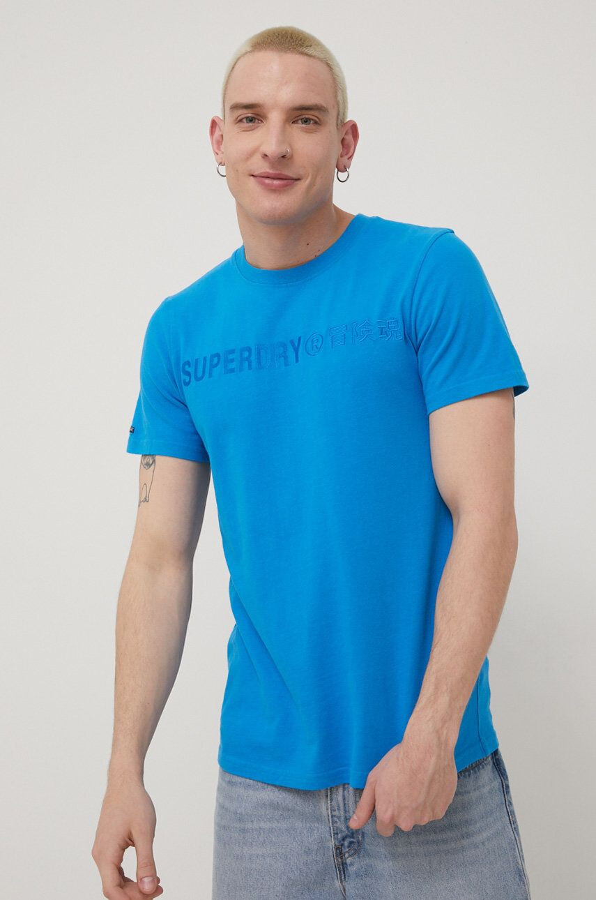 Superdry bombažna majica - Pepit.si