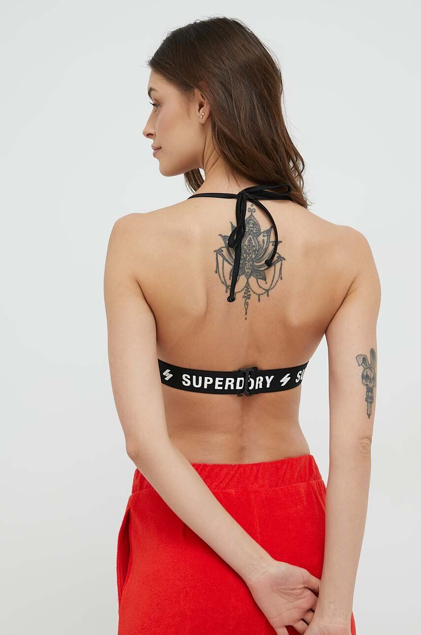 Superdry Zgornji del kopalk črna barva - Pepit.si