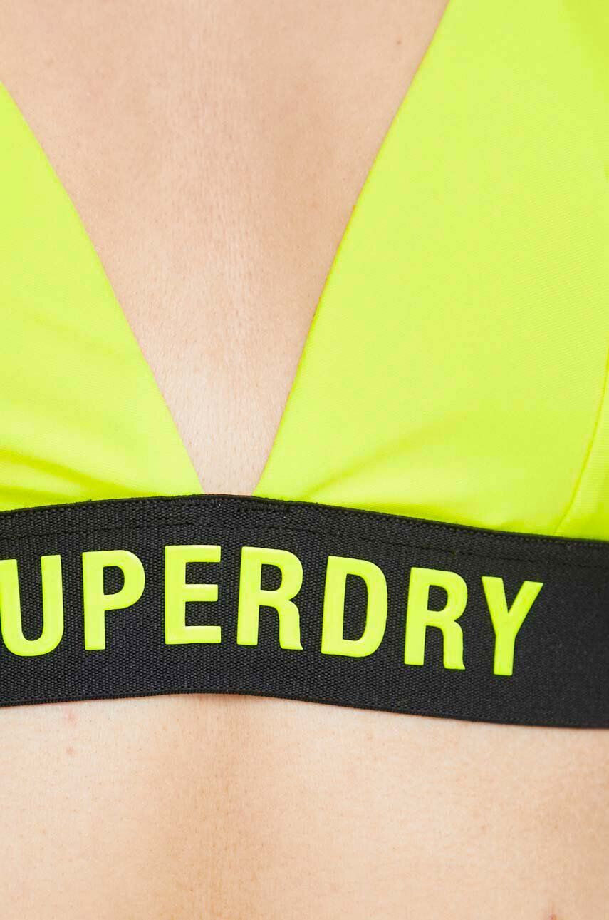 Superdry Zgornji del kopalk zelena barva - Pepit.si