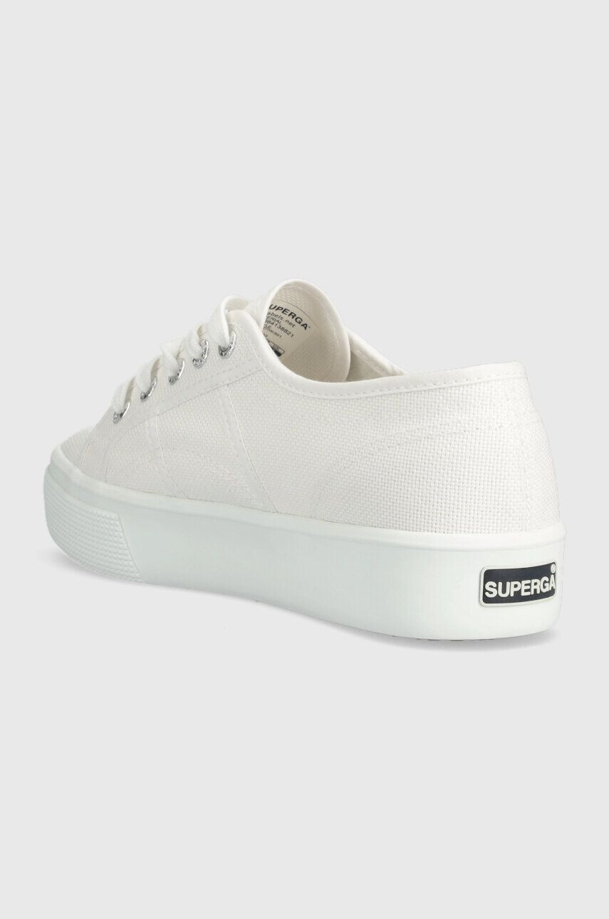 Superga Teniske 2730 MID PLATFORM ženske bela barva S2127IW - Pepit.si