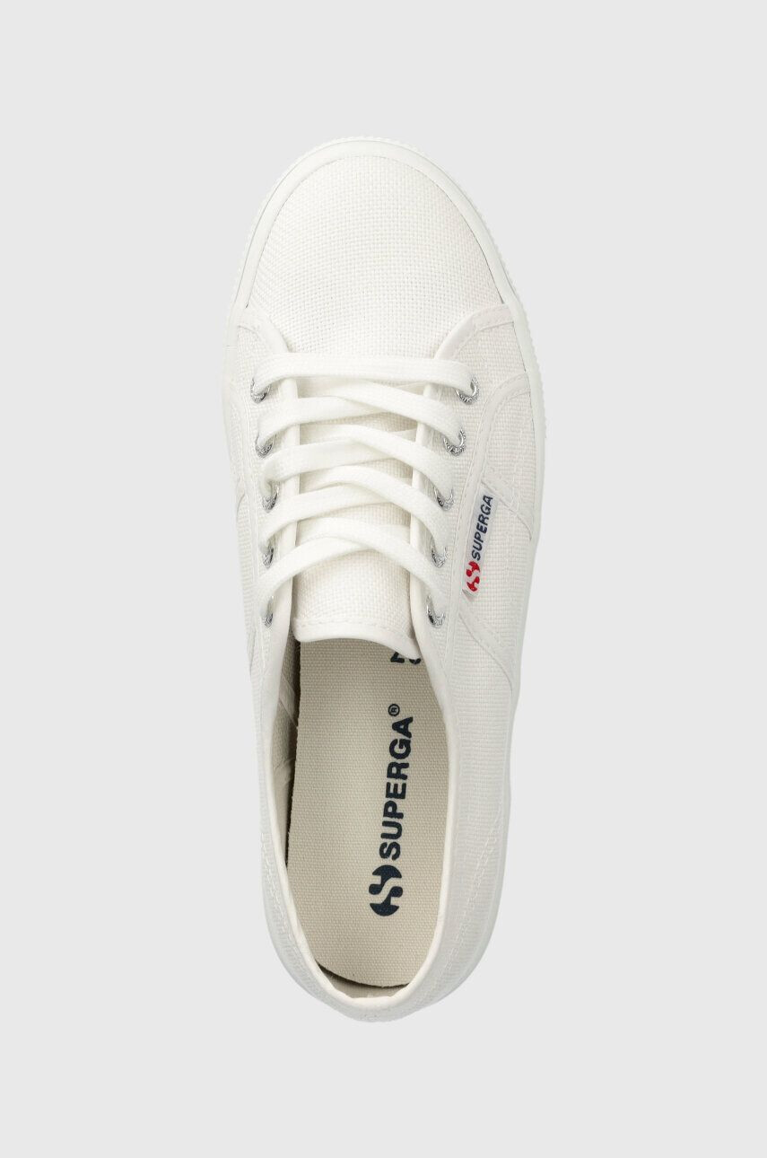 Superga Teniske 2730 MID PLATFORM ženske bela barva S2127IW - Pepit.si