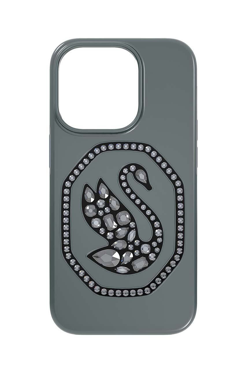 Swarovski Etui za telefon 5649839 SIGNUM 14 PRO siva barva - Pepit.si