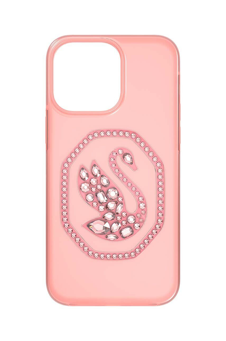 Swarovski Etui za telefon 5649848 SIGNUM 14 PRO MAX roza barva - Pepit.si