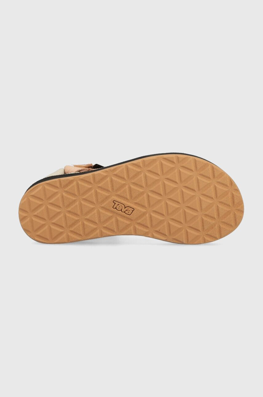 Teva Sandali Original Universal ženski bež barva 1003987 - Pepit.si