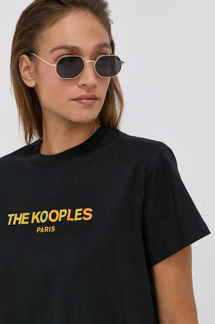 The Kooples Bombažen t-shirt - Pepit.si