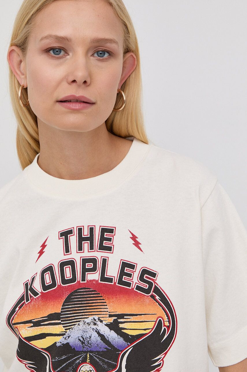 The Kooples bombažna majica - Pepit.si