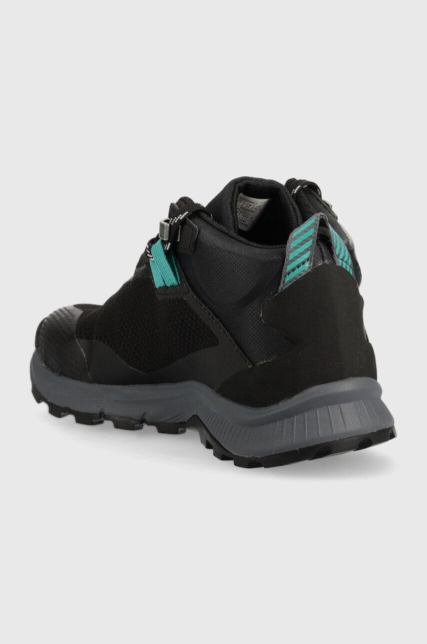 The North Face Čevlji Cragstone Mid Waterproof ženski črna barva - Pepit.si