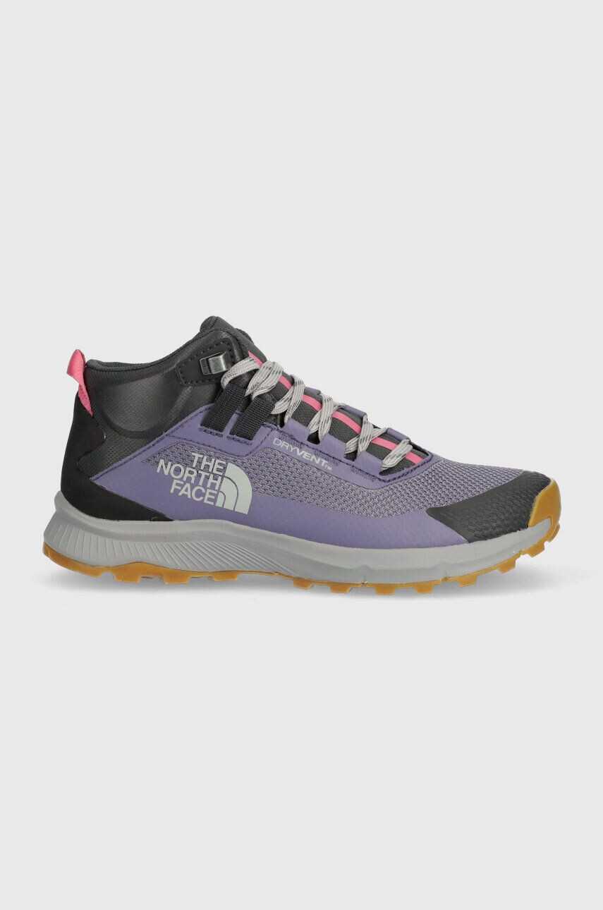 The North Face Čevlji Cragstone Mid Waterproof ženski vijolična barva - Pepit.si