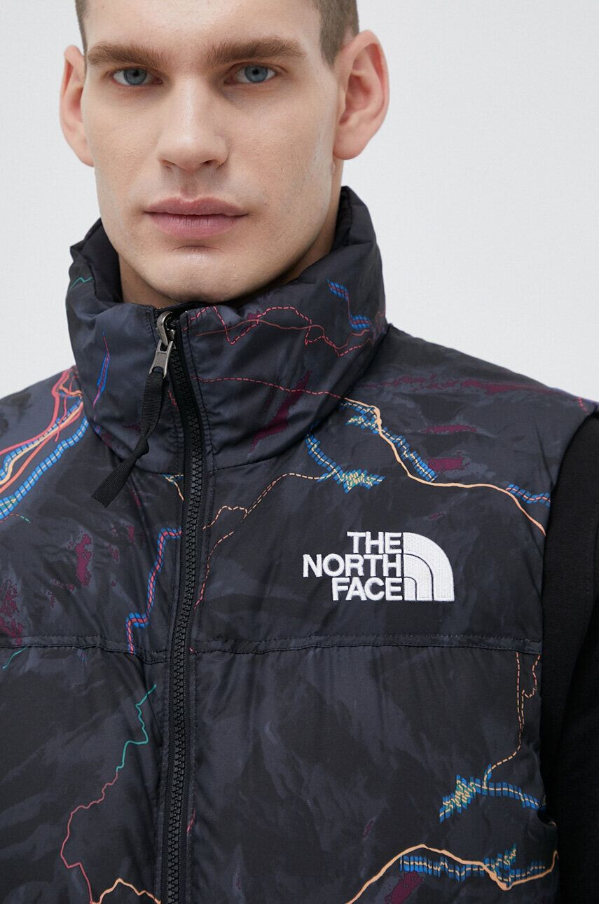 The North Face Dvostranski puhasti brezrokavnik 1996 RETRO NUPTSE VEST moški črna barva - Pepit.si