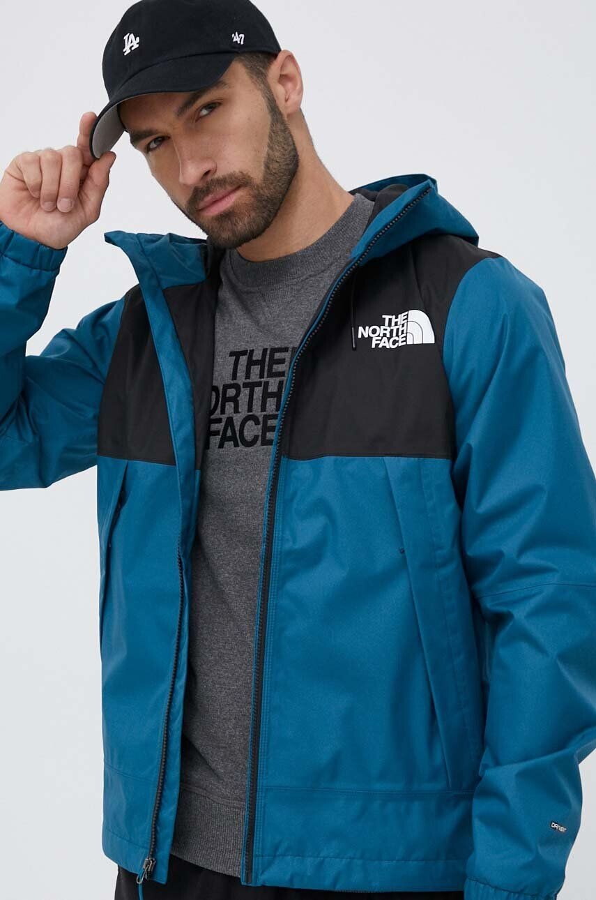 The North Face Jakna MOUNTAIN Q JACKET moška turkizna barva - Pepit.si