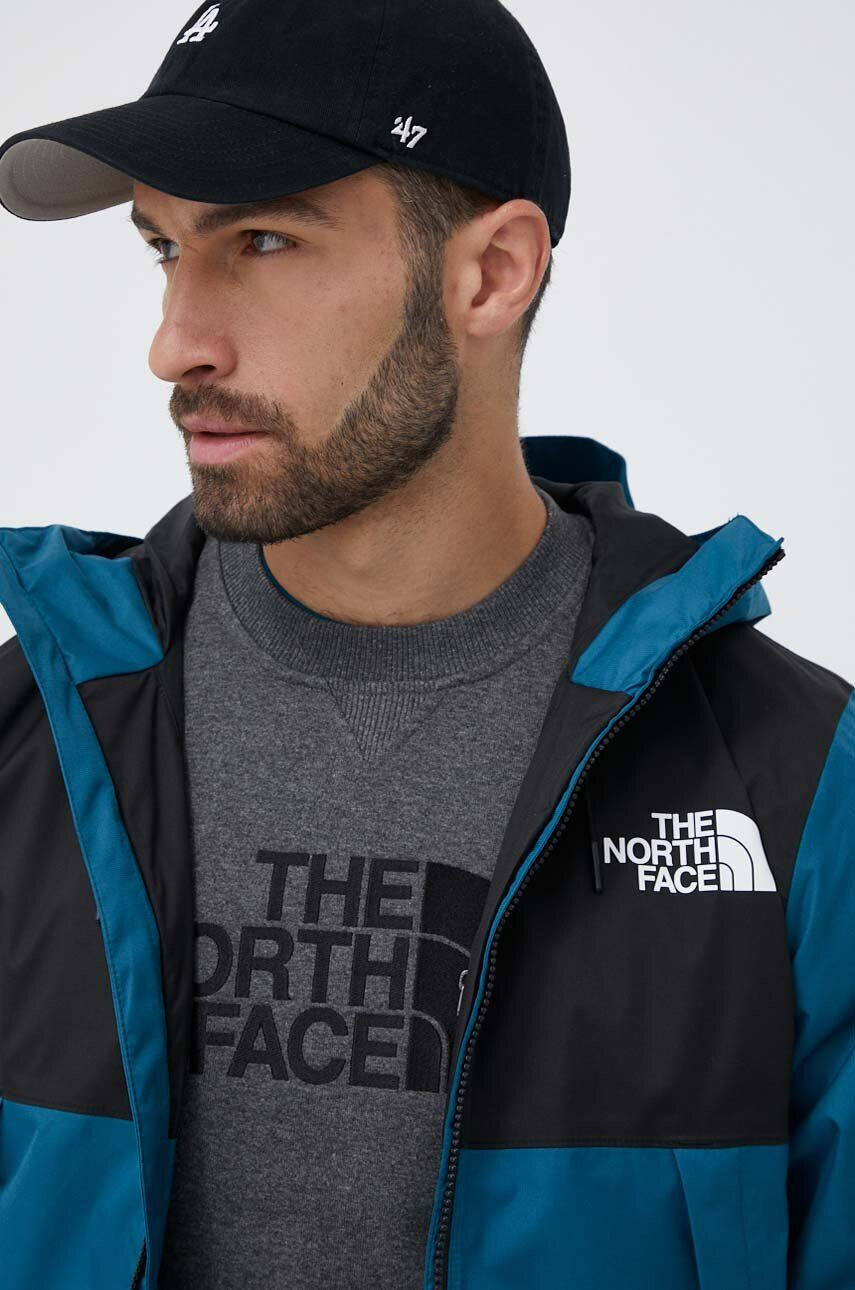 The North Face Jakna MOUNTAIN Q JACKET moška turkizna barva - Pepit.si