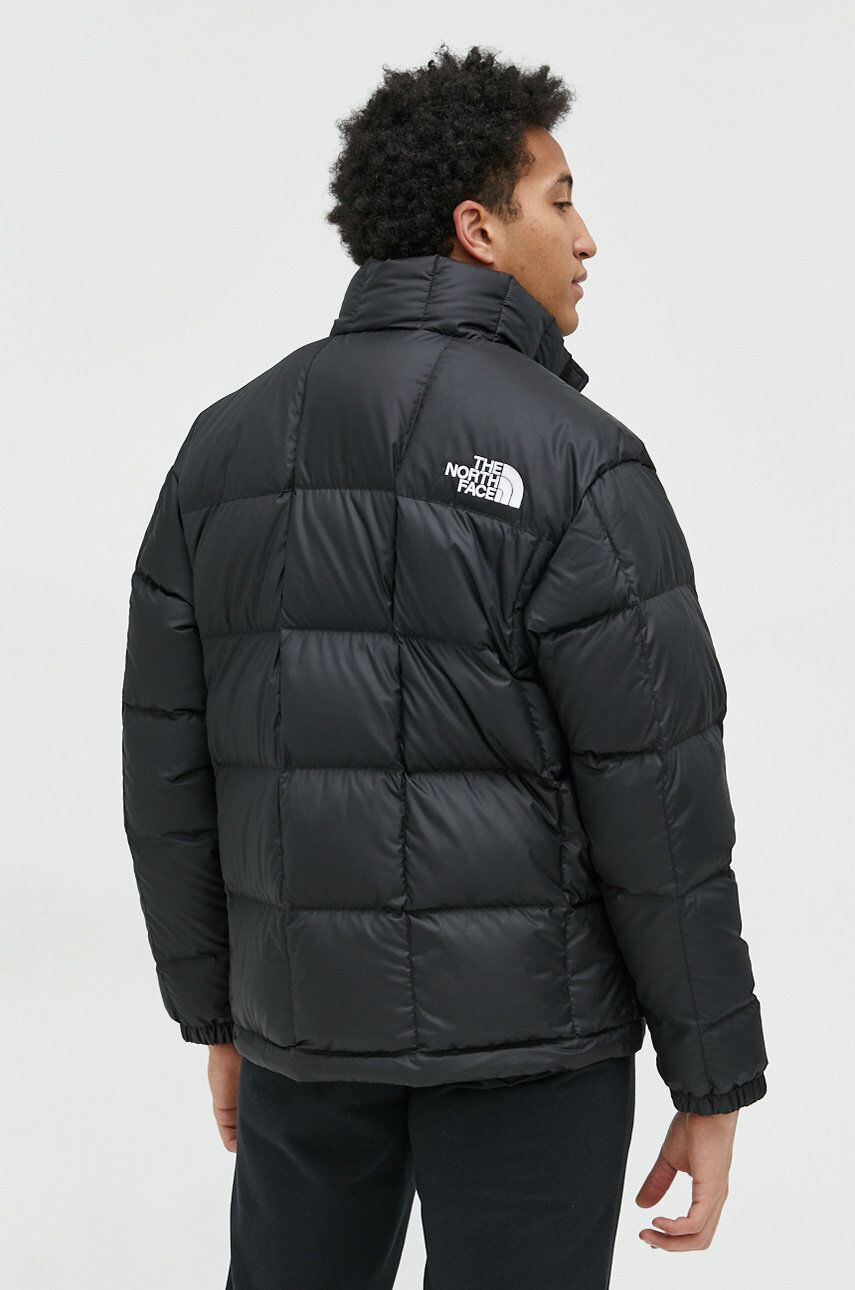 The North Face Puhovka MENS LHOTSE JACKET moška črna barva - Pepit.si