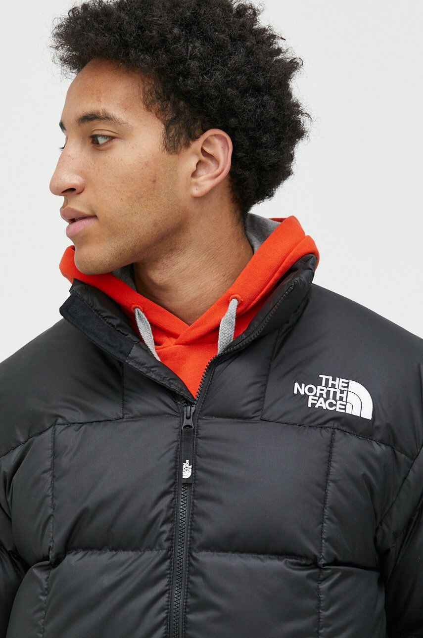 The North Face Puhovka MENS LHOTSE JACKET moška črna barva - Pepit.si