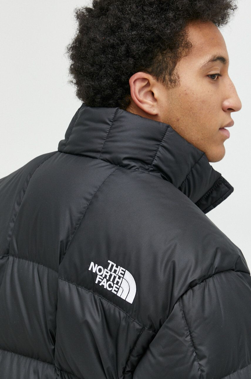 The North Face Puhovka MENS LHOTSE JACKET moška črna barva - Pepit.si