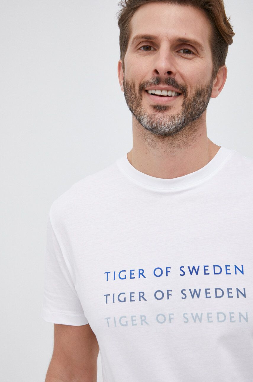 Tiger of Sweden Bombažen t-shirt - Pepit.si