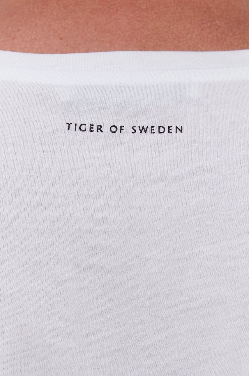 Tiger of Sweden T-shirt moški bela barva - Pepit.si