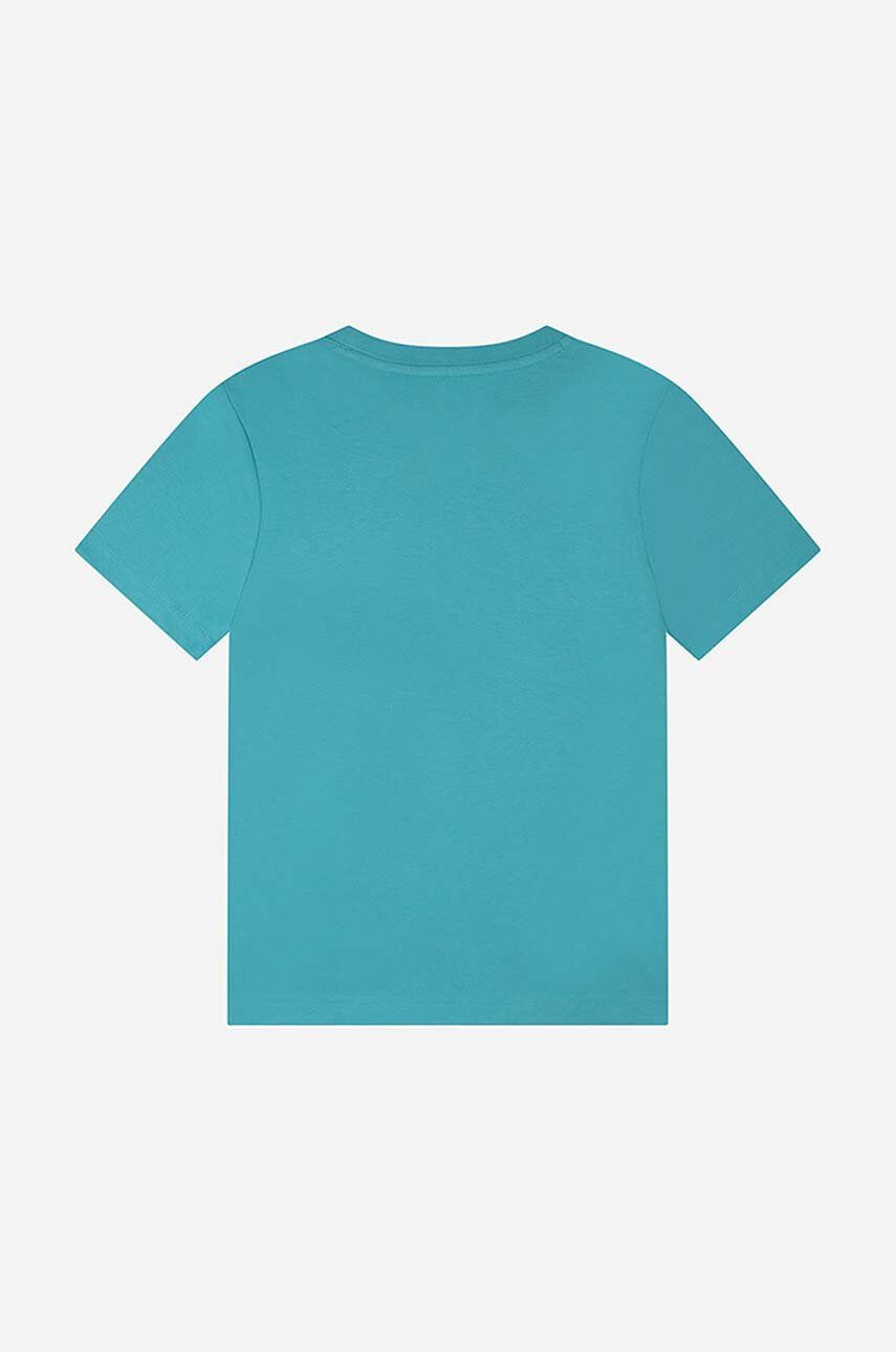 Timberland Otroška bombažna kratka majica Short Sleeves Tee-shirt rdeča barva - Pepit.si