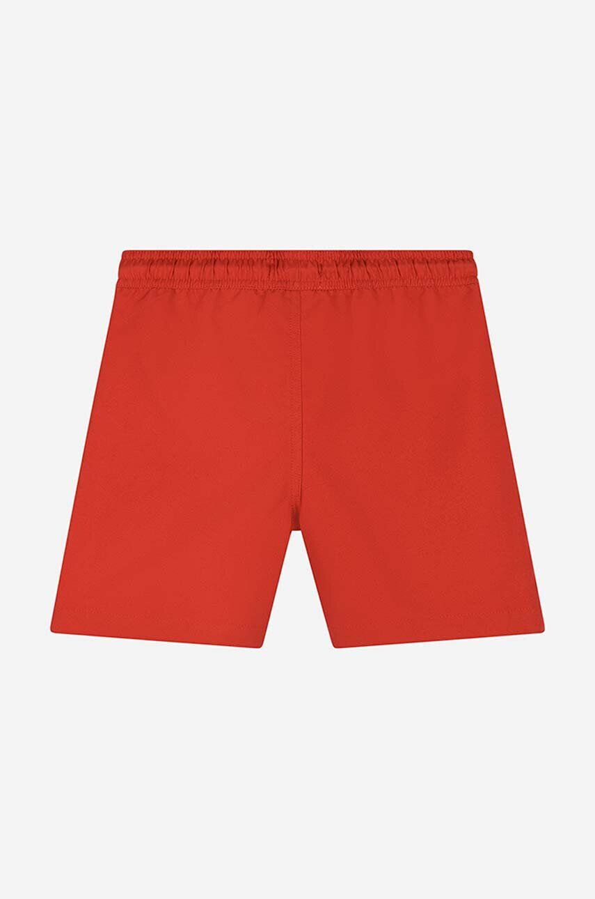 Timberland Otroške kopalne kratke hlače Swim Shorts rdeča barva - Pepit.si