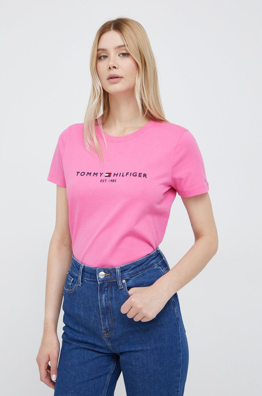 Tommy Hilfiger Bombažen t-shirt - Pepit.si