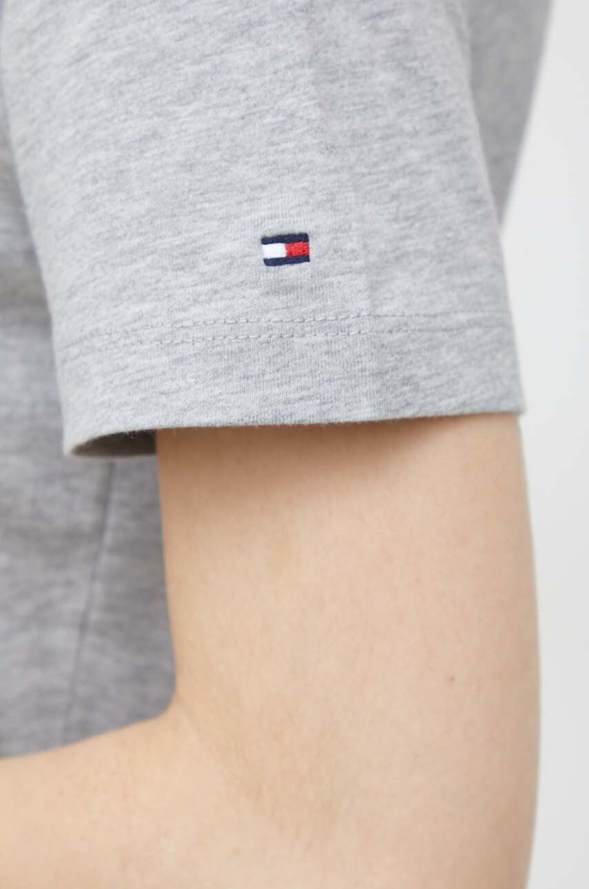 Tommy Hilfiger Bombažna kratka majica roza barva - Pepit.si